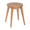 Leseni stolček iz kavčukovca Club - Bonami Selection