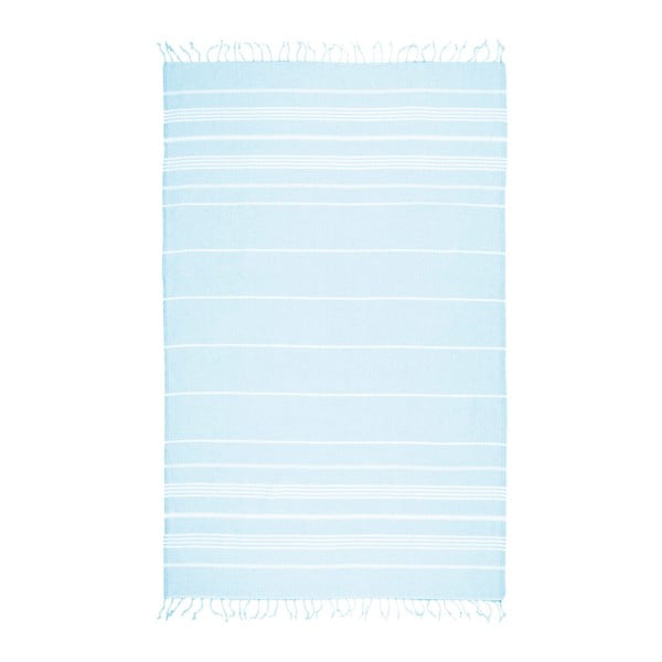 Svetlo modra bombažna brisača Kate Louise Cotton Collection Classic Ice Blue, 100 x 180 cm