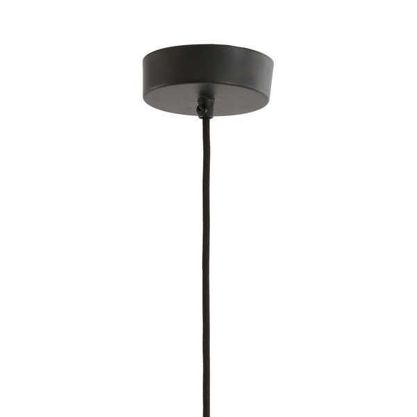 Bordo rdeča viseča svetilka s tekstilnim senčilom ø 12 cm Verita – Light & Living-image-4