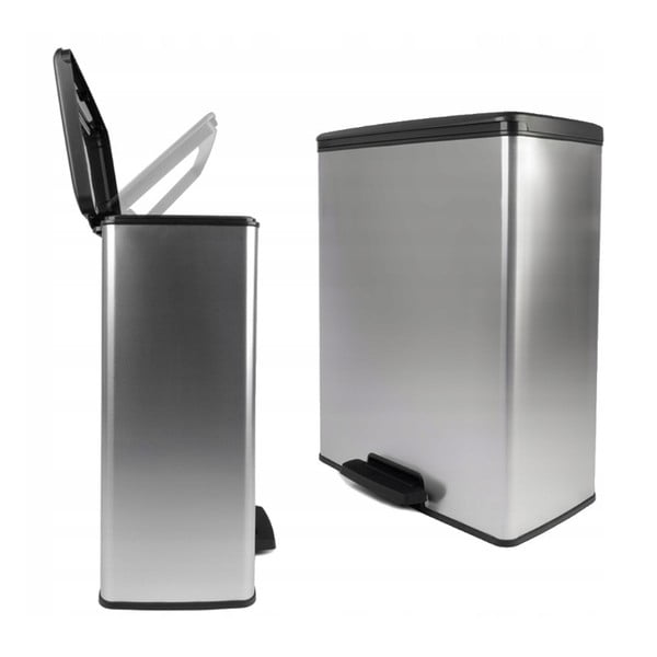 Plastični koš za odpadke s pedalom 65 l Rectangular - Curver-image-2