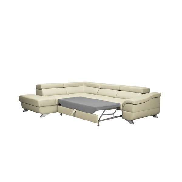 Bež usnjen kavč Windsor & Co Sofas Gamma, levi kot-image-3