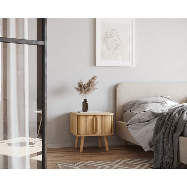 Nočna omarica v hrastovem dekorju Rove - Woodman-image-1