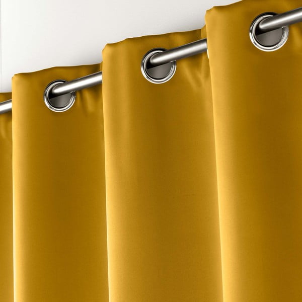 Rumena zatemnitvena zavesa 135x280 cm Occult – douceur d'intérieur-image-1