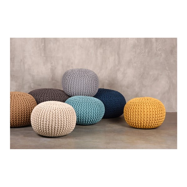 Rumen pleten tabure LABEL51 Pleten XL, ⌀ 70 cm-image-2