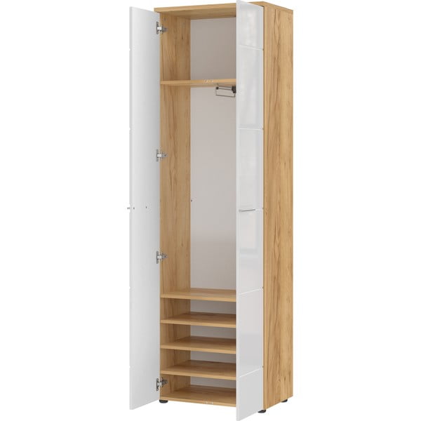 Bela omara iz hrastovega lesa 60x198 cm Aledo - Germania-image-3