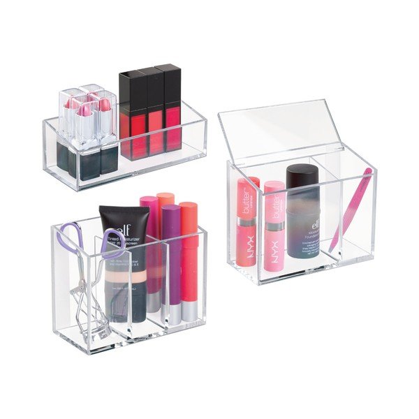 Komplet 3 organizatorjev InterDesign Affix Vanity-image-2