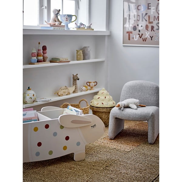 Otroška škatla za shranjevanje iz morske trave v naravni barvi ø 28x41 cm Cillie – Bloomingville Mini-image-2