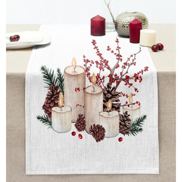 Namizni tekač z božičnim motivom 45x140 cm Merry Christmas – Mila Home