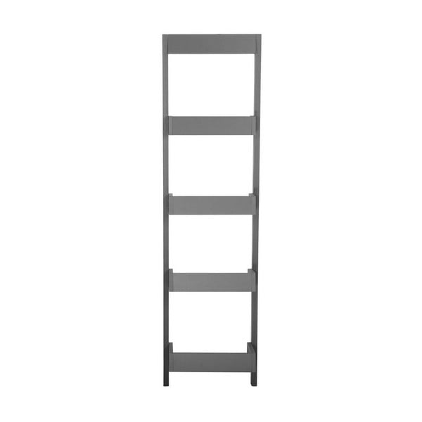 Temno siva lestev Monobeli Amy s policami, višina 166 cm