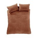 Oranžna posteljnina za enojno posteljo 135x200 cm Seersucker – Catherine Lansfield