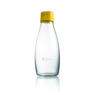 Steklenica s temno rumenim pokrovom z doživljenjsko garancijo ReTap, 500 ml