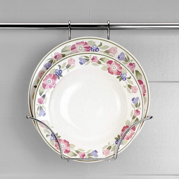 Viseče stojalo za pokrovke iz kromiranega jekla Lonardo – Metaltex-image-1