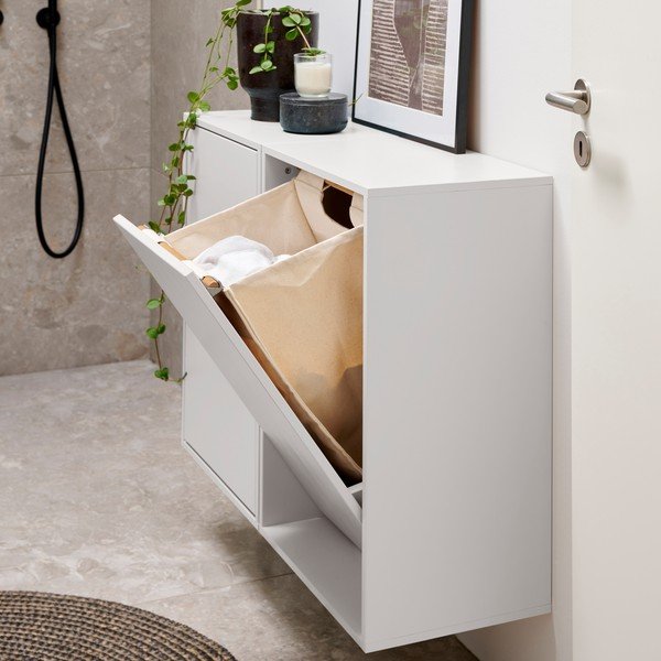 Bel stenski koš za perilo Laundry Box – ReCollector-image-2