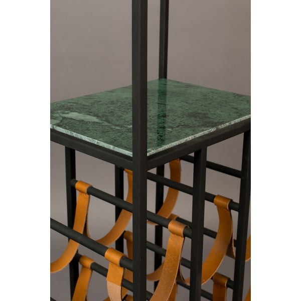 Zeleno-črno stojalo za vino za 9 steklenic Mil - Dutchbone-image-1