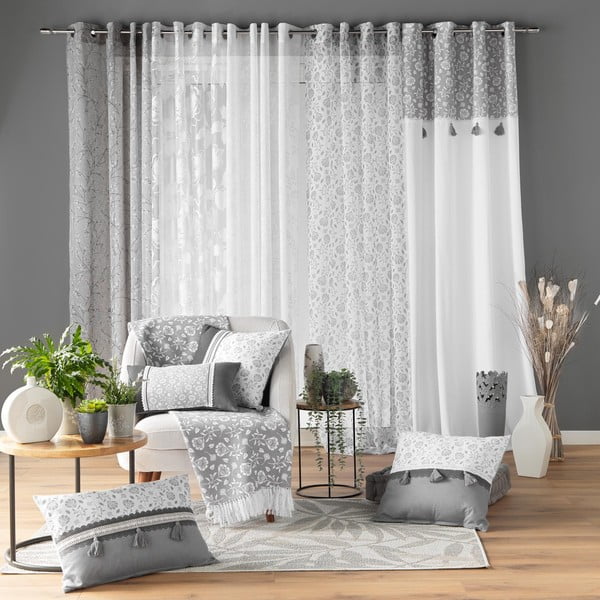 Siva odeja 125x150 cm Flavie – douceur d'intérieur-image-4