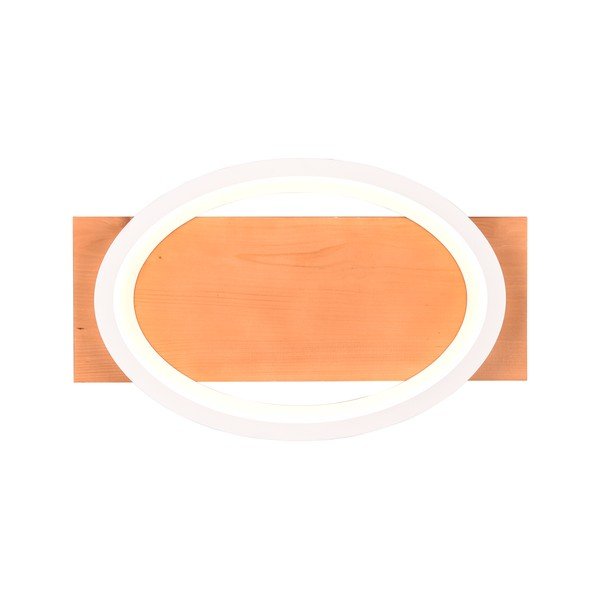 LED zatemnitvena stenska svetilka v beli in naravni barvi Barca – Trio