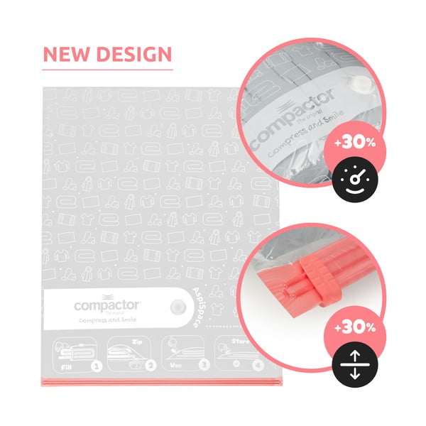 Vakuumske vreče za oblačila v kompletu 10 ks Space M – Compactor-image-2