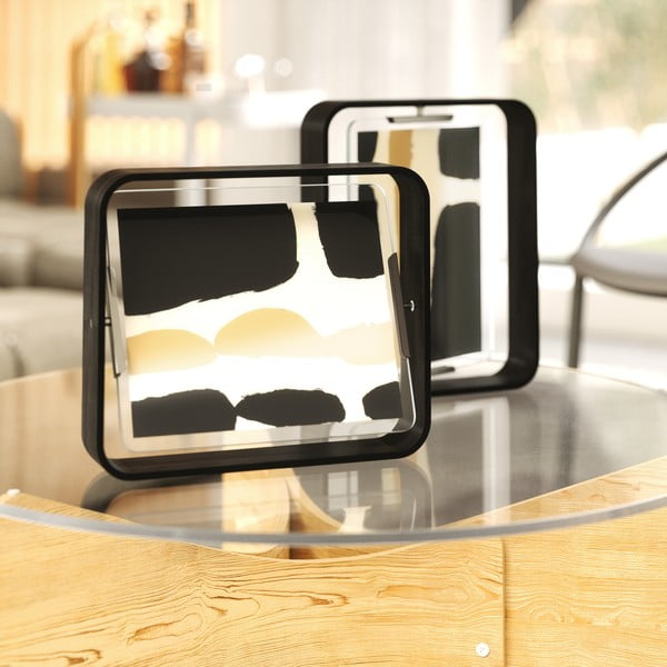 Črn lesen stoječ okvir 26x31,5 cm Bellwood – Umbra-image-4