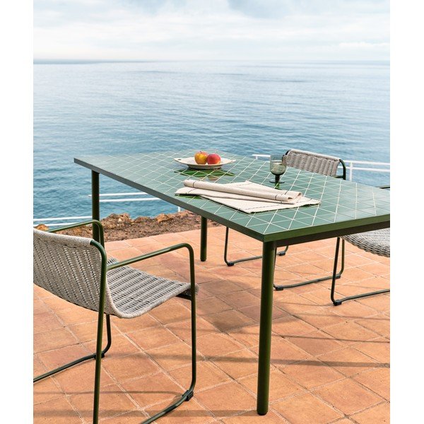 Vrtna miza s keramično ploščo 101x223 cm Maurina – Kave Home-image-2