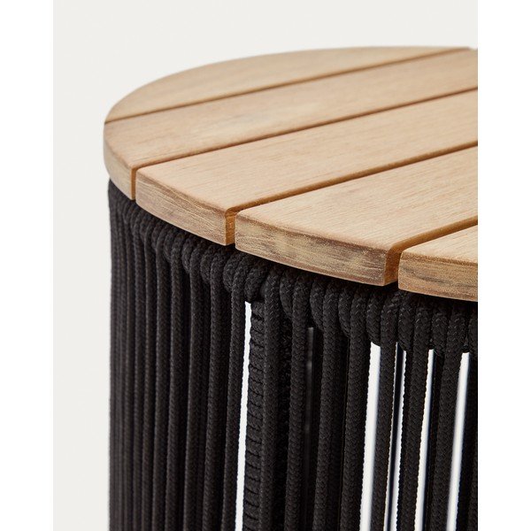 Okrogla vrtna miza z mizno ploščo iz akacije ø 40 cm Dandara - Kave Home-image-4