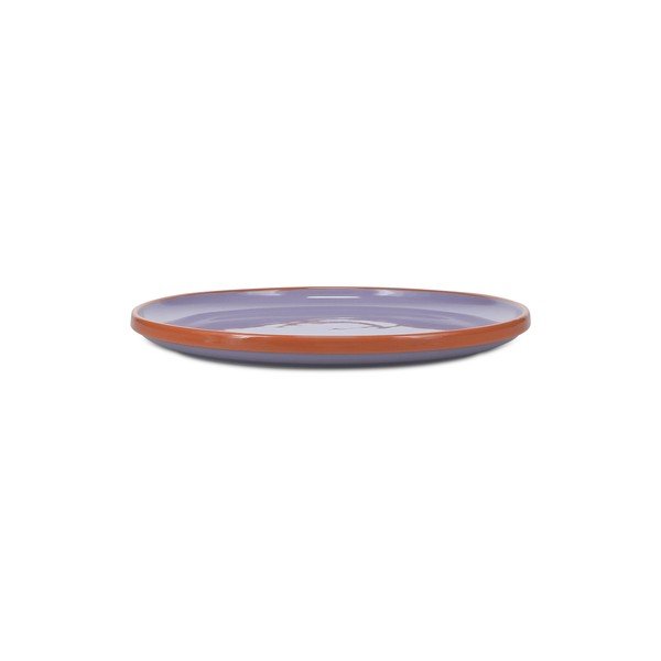Oranžen/vijoličen krožnik iz kamenine ø 26 cm Duo – ONA-image-3