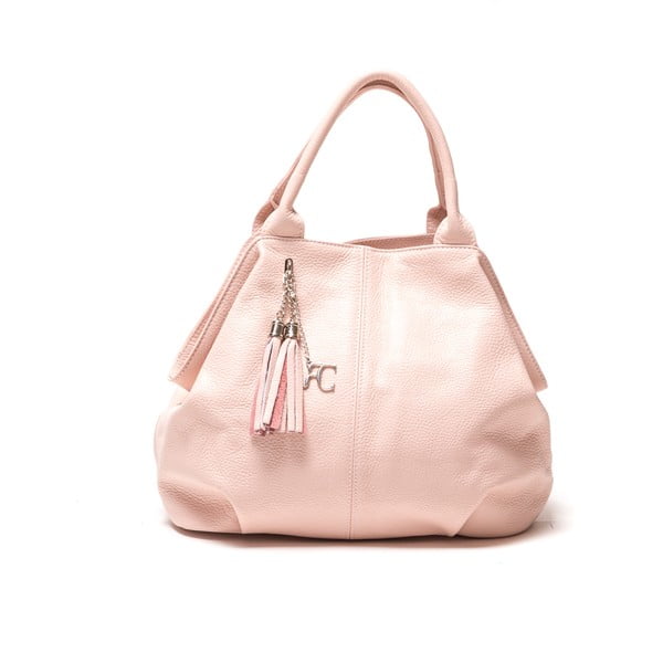 Usnjena torbica Renata Corsi 1076, roza