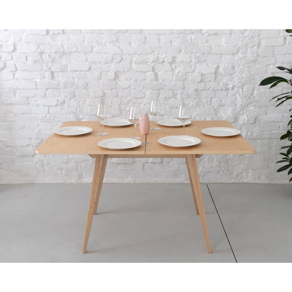 Raztegljiva jedilna miza z mizno ploščo v jesenovem dekorju 65x90 cm Envelope – Ragaba-image-2