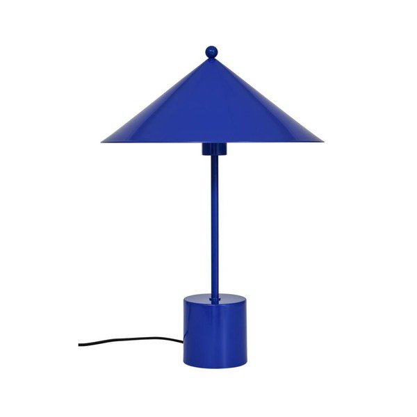 Modra kovinska namizna svetilka (višina 50 cm) Kasa – OYOY Living Design