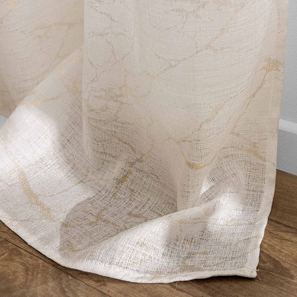 Bež prosojna zavesa 140x280 cm Marius – douceur d'intérieur-image-3