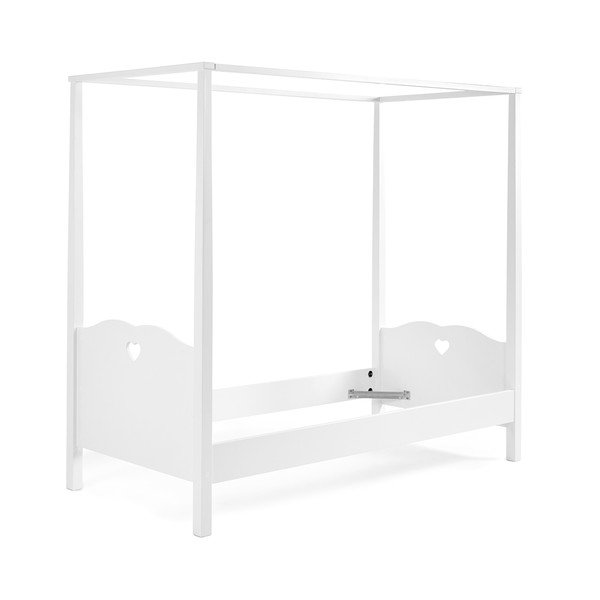 Bela otroška postelja z nadstreškom Vipack Amori