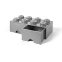Siva škatla za shranjevanje z dvema predaloma LEGO®