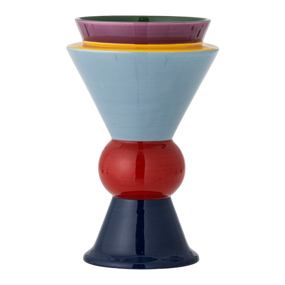 Keramična ročno poslikana vaza (višina 26,5 cm) Trilla