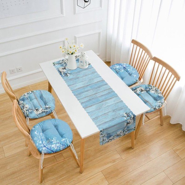 Komplet namiznega tekača in sedežnih blazin 5 ks – Mila Home-image-1