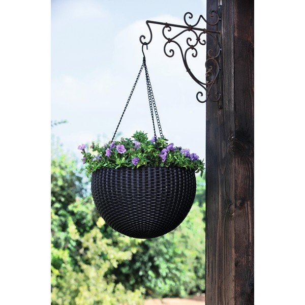 Plastičen viseči cvetlični lonec ø 35 cm Hangingsphere – Keter-image-1