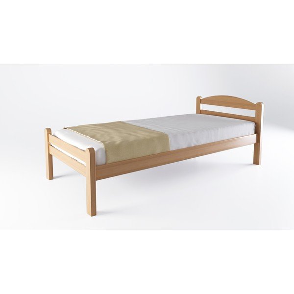 Zakonska postelja iz masivne bukve z letvenim dnom 180x200 cm v naravni barvi Bellariva – B.E.S.-image-3