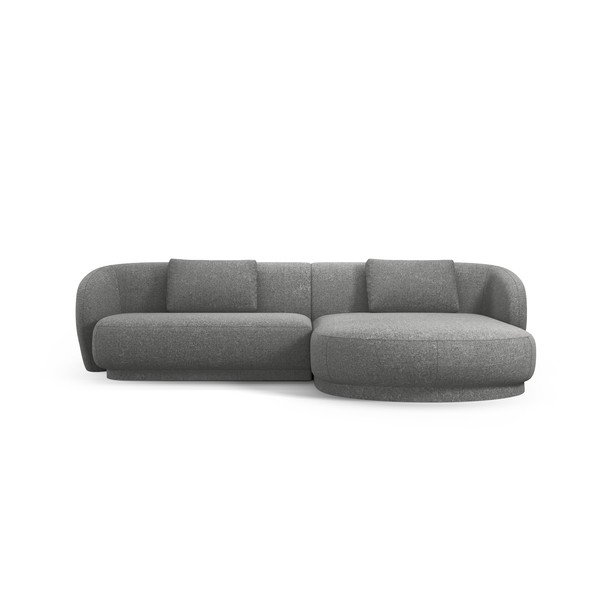 Siva kotna sedežna garnitura Camden – Cosmopolitan Design
