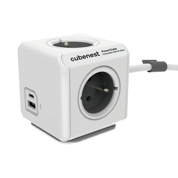 Razdelilec PowerCube Extended USB – Cubenest