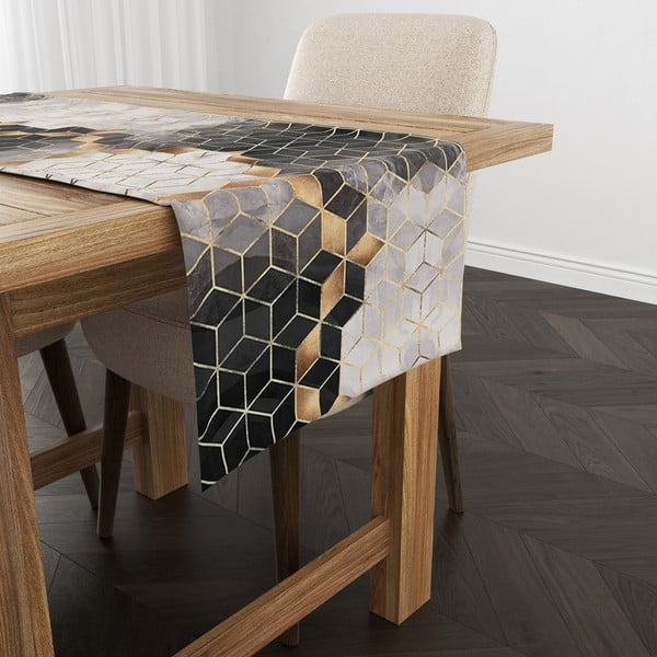 Namizni tekač 140x45 cm Optic - Minimalist Cushion Covers-image-1