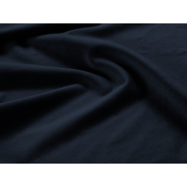 Temno moder žameten tabure Lando – Micadoni Home-image-1