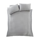 Siva posteljnina za zakonsko posteljo 200x200 cm Silky Soft - Catherine Lansfield