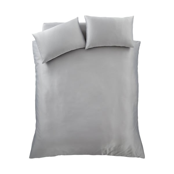 Siva posteljnina 135x200 cm Silky Soft - Catherine Lansfield