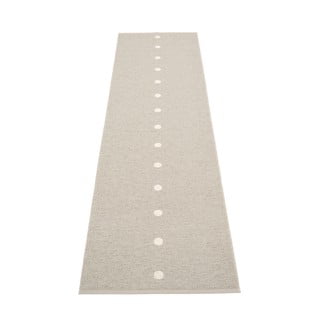 Bež/kremno bel zunanji in notranji tekač 70x280 cm Peg Linen Vanilla – Pappelina