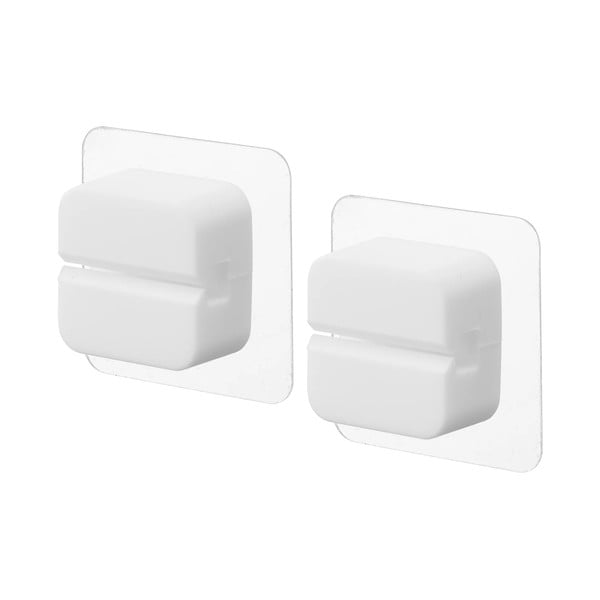 Bela silikonska večnameska držala v kompletu 2 ks Film Hook – YAMAZAKI