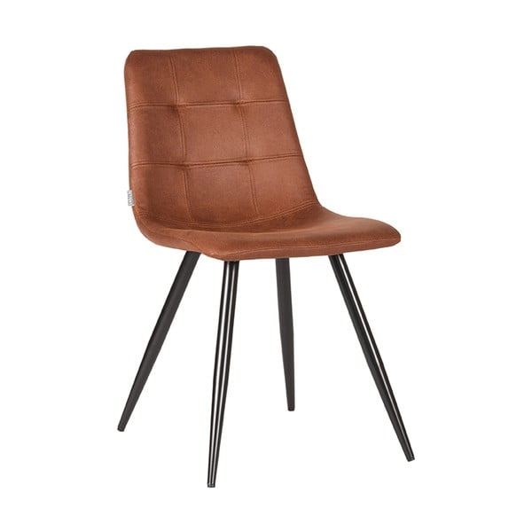 Jedilni stoli v konjak rjavi barvi v kompletu 2 ks Jay – LABEL51