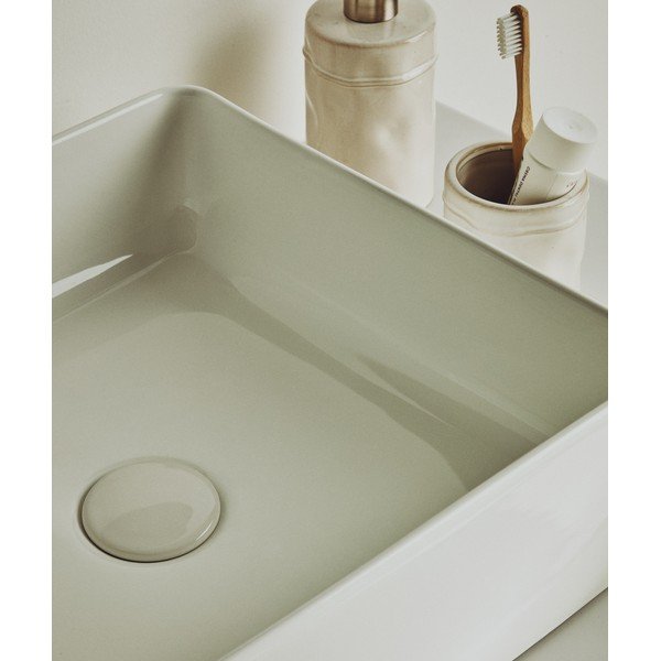 Bel keramičen umivalnik 36,5x36,5 cm Ovara – Kave Home-image-2