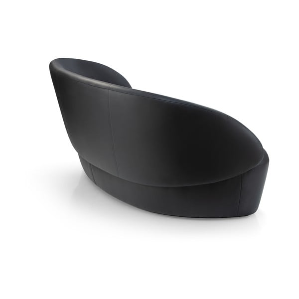 Črna usnjena zofa EMKO Naïve, 214 cm-image-4