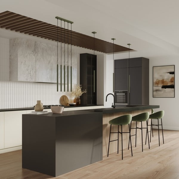 Zelena viseča svetilka Fideus – Sollux-image-4