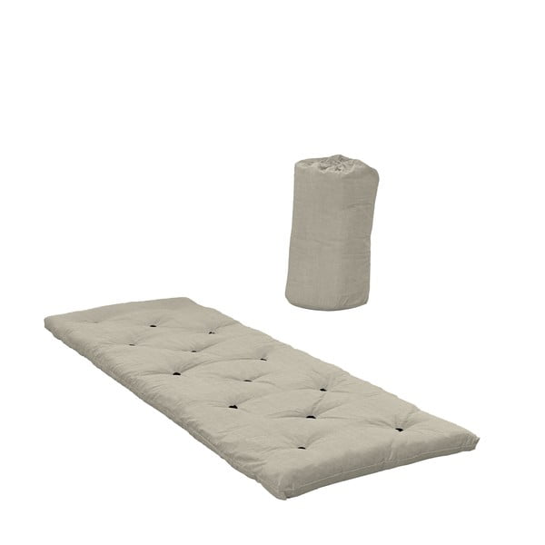 Bež futonska vzmetnica 70x190 cm Bed In A Bag Linen Beige – Karup Design