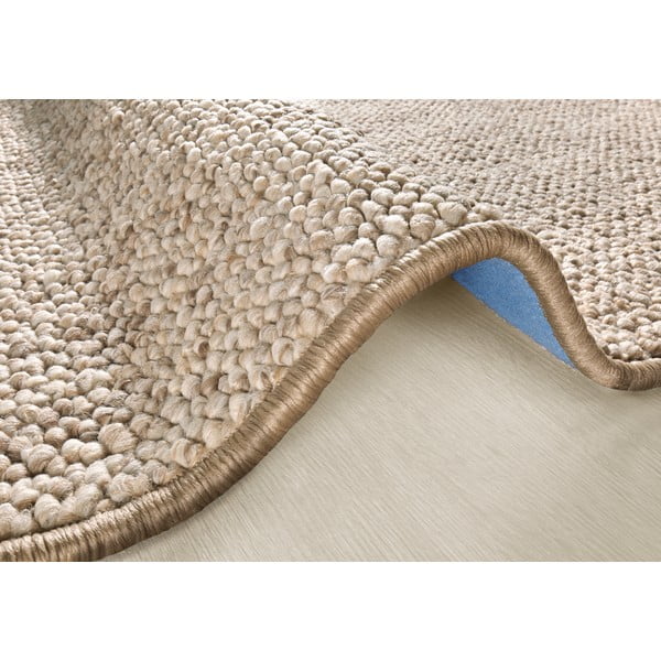 Svetlo rjava preproga 140x200 cm Wolly – BT Carpet-image-3