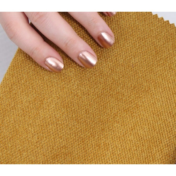 Gorčično rumen tabure Copper – Artie-image-4